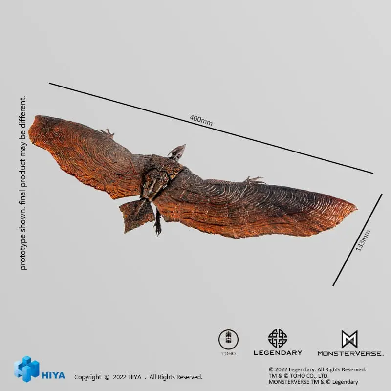 Godzilla Exquisite Basic Actionfigur Godzilla: King of the Monsters Rodan 13 cm Produktfoto