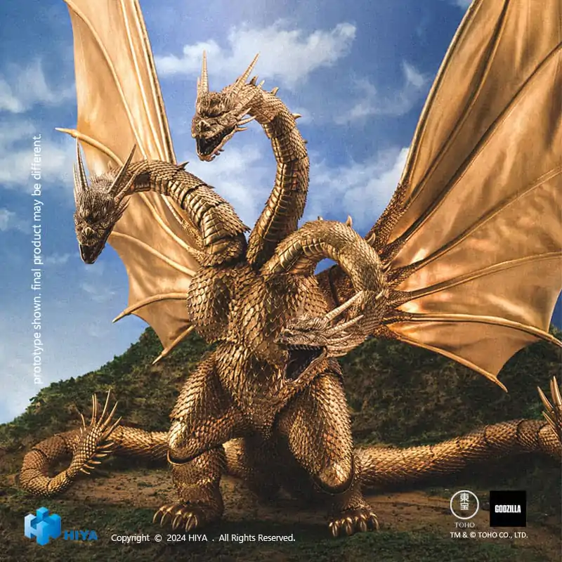 Godzilla Exquisite Basic Actionfigur Godzilla vs King Ghidorah King Ghidorah 25 cm termékfotó