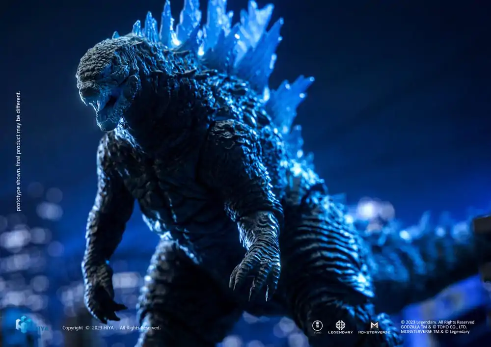 Godzilla Exquisite Basic Actionfigur Godzilla vs. Kong Heat Ray Godzilla Translucent Version 18 cm Produktfoto