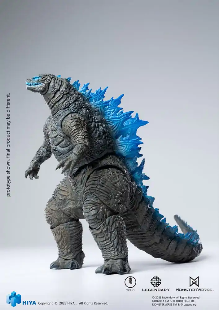 Godzilla Exquisite Basic Actionfigur Godzilla vs. Kong Heat Ray Godzilla Translucent Version 18 cm Produktfoto