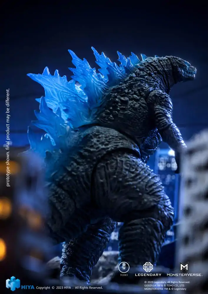 Godzilla Exquisite Basic Actionfigur Godzilla vs. Kong Heat Ray Godzilla Translucent Version 18 cm Produktfoto