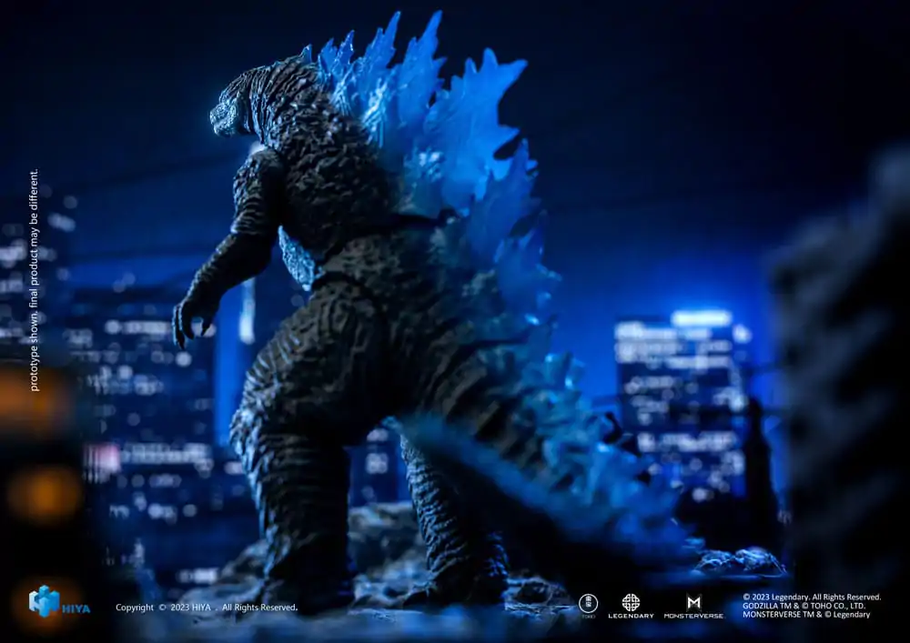 Godzilla Exquisite Basic Actionfigur Godzilla vs. Kong Heat Ray Godzilla Translucent Version 18 cm Produktfoto