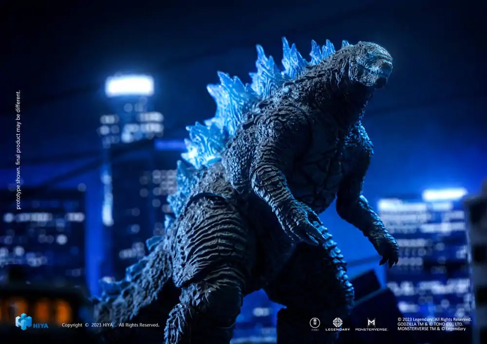 Godzilla Exquisite Basic Actionfigur Godzilla vs. Kong Heat Ray Godzilla Translucent Version 18 cm Produktfoto