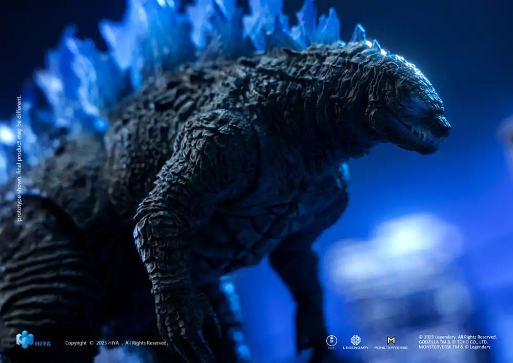 Godzilla Exquisite Basic Actionfigur Godzilla vs. Kong Heat Ray Godzilla Translucent Version 18 cm Produktfoto