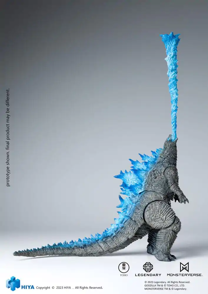 Godzilla Exquisite Basic Actionfigur Godzilla vs. Kong Heat Ray Godzilla Translucent Version 18 cm Produktfoto