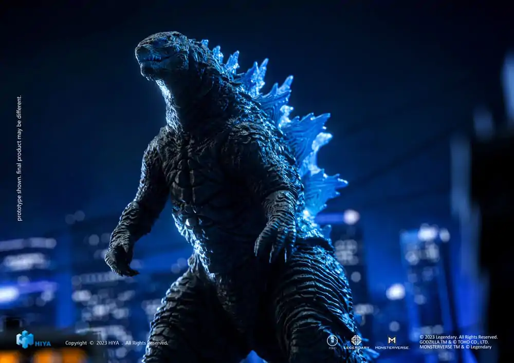 Godzilla Exquisite Basic Actionfigur Godzilla vs. Kong Heat Ray Godzilla Translucent Version 18 cm Produktfoto
