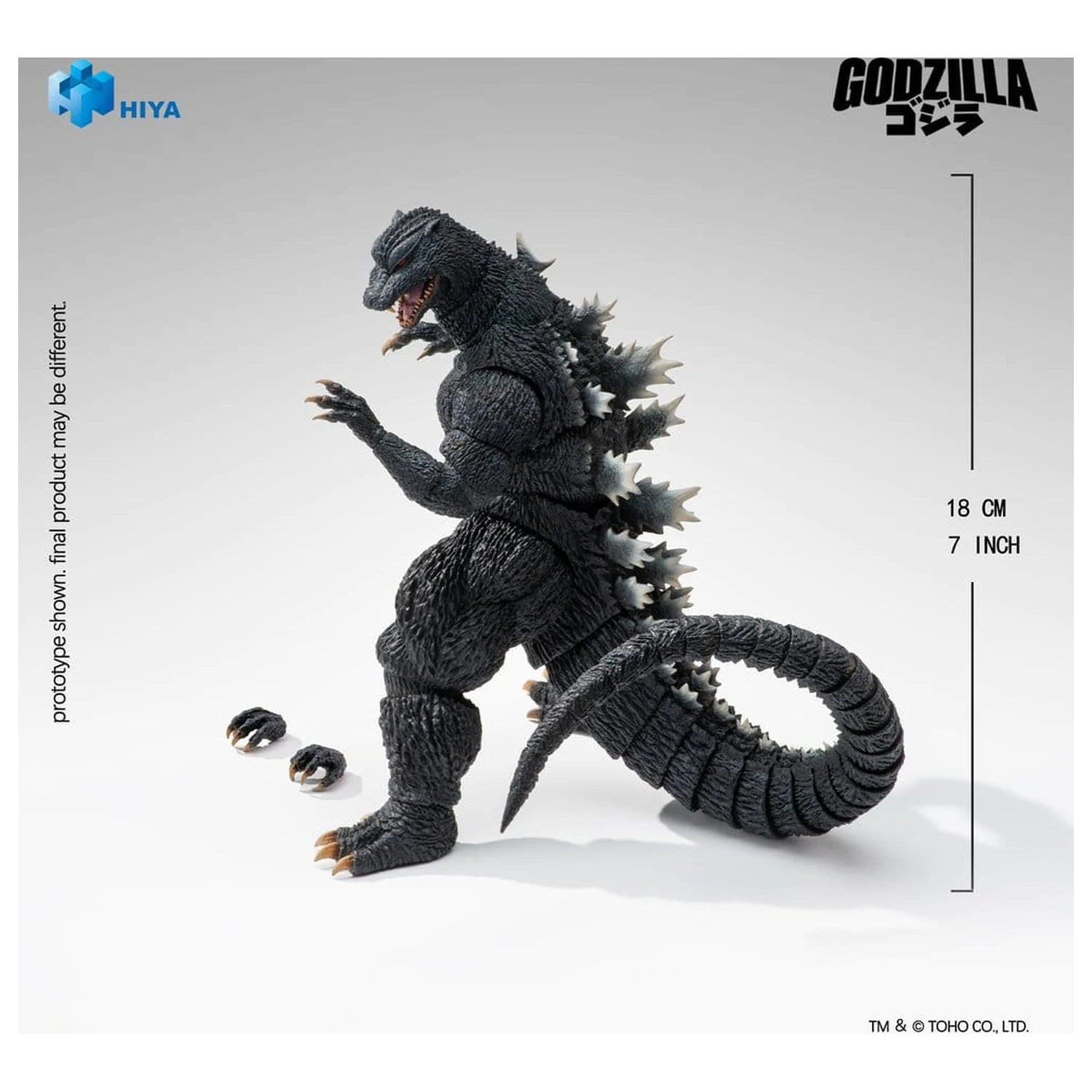 Godzilla: Final Wars (2004) Exquisite Basic Action Figur Godzilla 18 cm Produktfoto