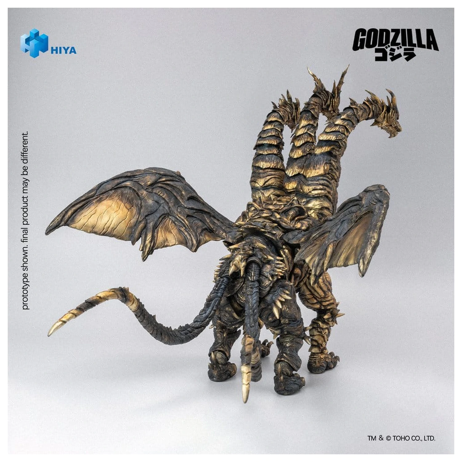Godzilla: Final Wars (2004) Exquisite Basic Serie Actionfigur Keizer Ghidorah 25 cm Produktfoto