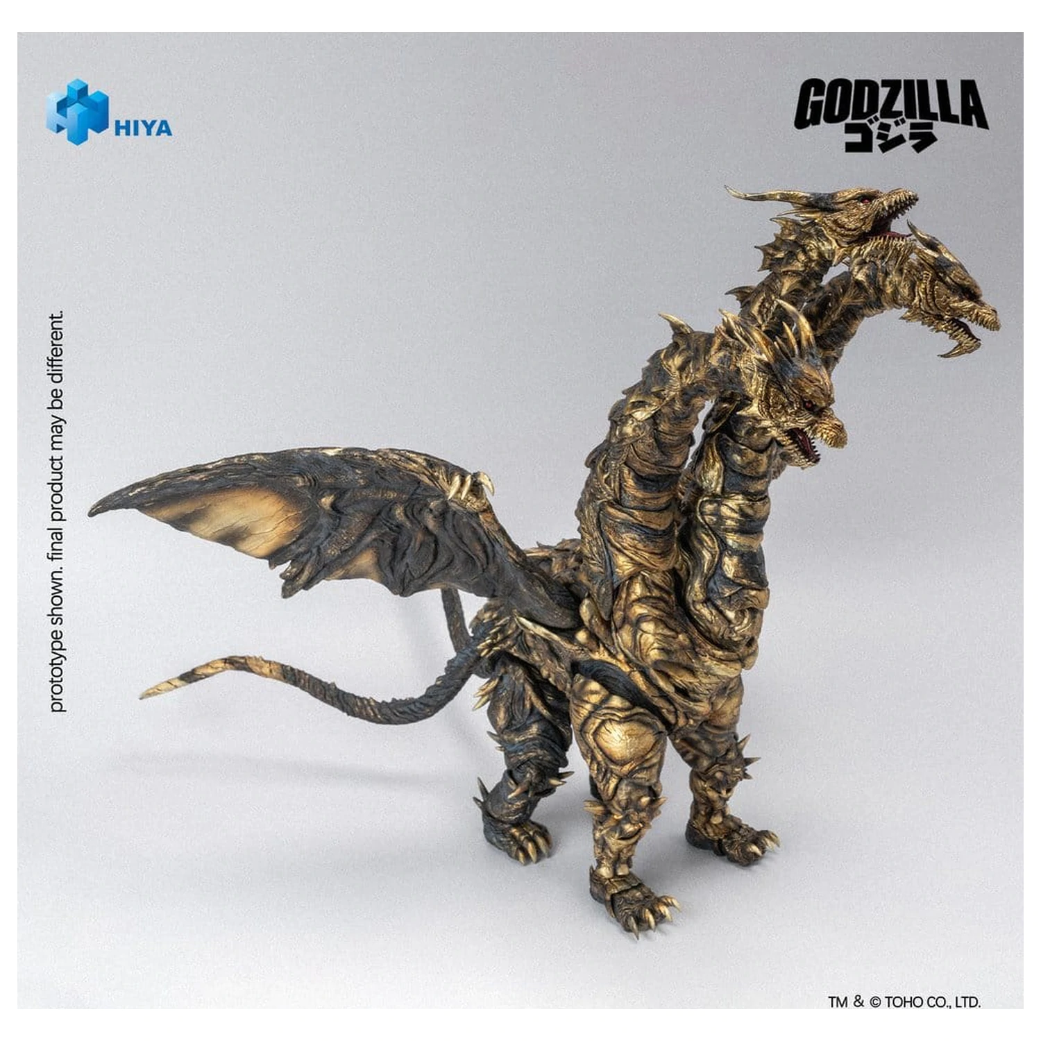 Godzilla: Final Wars (2004) Exquisite Basic Serie Actionfigur Keizer Ghidorah 25 cm Produktfoto