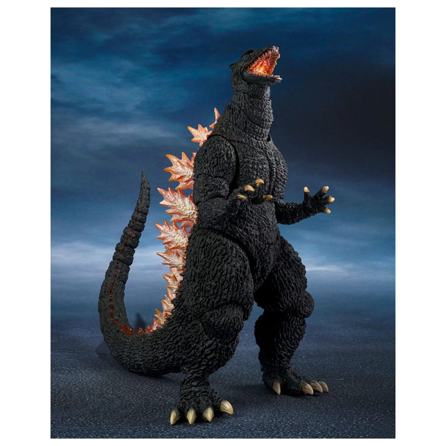 Godzilla: Final Wars S.H.MonsterArts Actionfigur Godzilla Heat Ray Ver. vs. New Gotengo 16 cm Produktfoto
