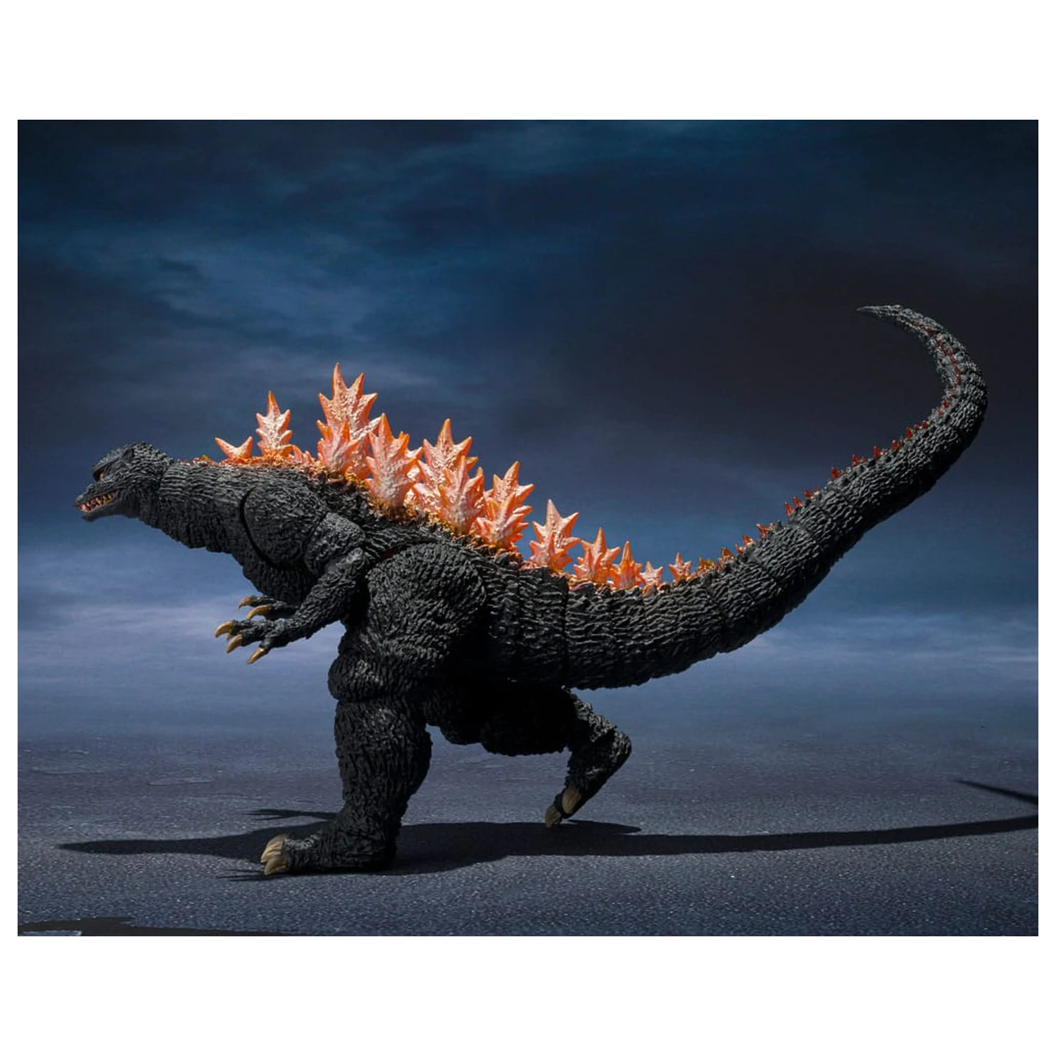 Godzilla: Final Wars S.H.MonsterArts Actionfigur Godzilla Heat Ray Ver. vs. New Gotengo 16 cm Produktfoto