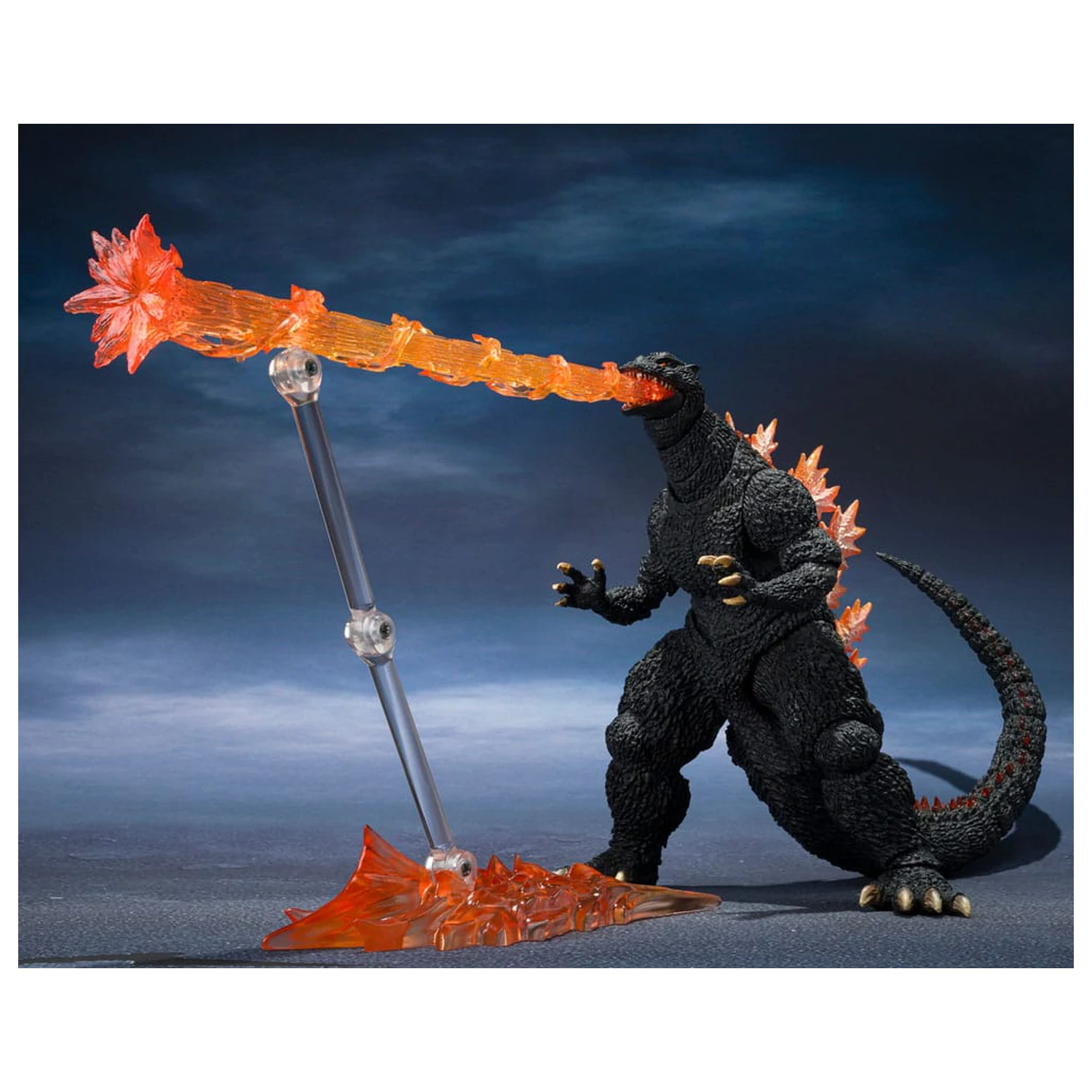 Godzilla: Final Wars S.H.MonsterArts Actionfigur Godzilla Heat Ray Ver. vs. New Gotengo 16 cm Produktfoto