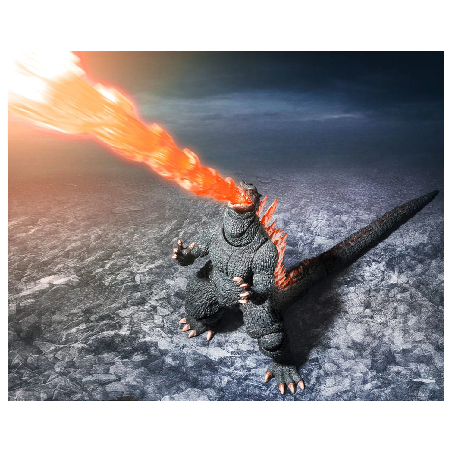 Godzilla: Final Wars S.H.MonsterArts Actionfigur Godzilla Heat Ray Ver. vs. New Gotengo 16 cm Produktfoto