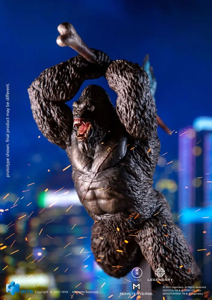 Godzilla PVC Statue Godzilla vs Kong (2021) Kong 26 cm Produktfoto