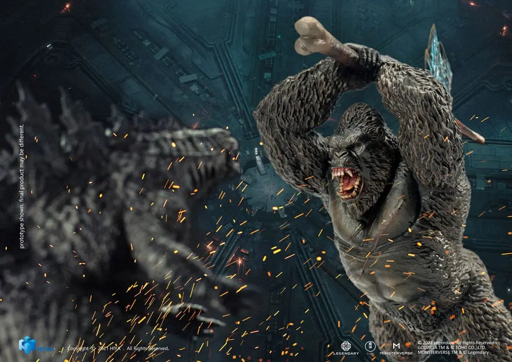 Godzilla PVC Statue Godzilla vs Kong (2021) Kong 26 cm Produktfoto