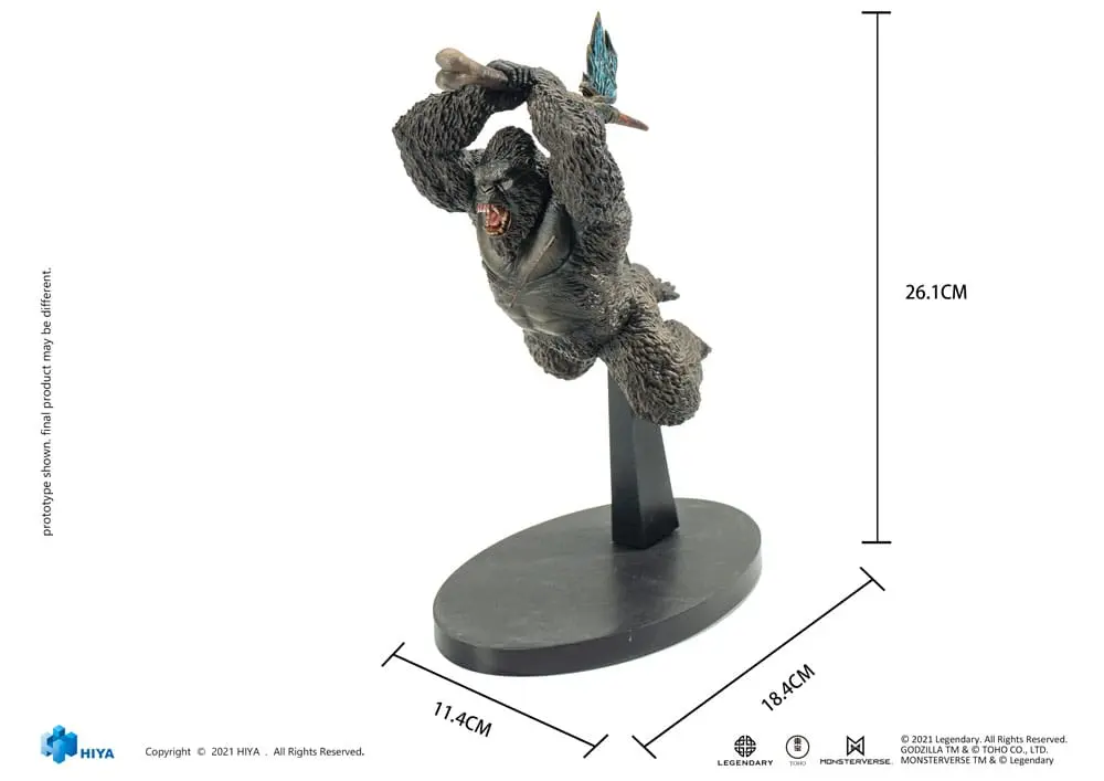 Godzilla PVC Statue Godzilla vs Kong (2021) Kong 26 cm Produktfoto