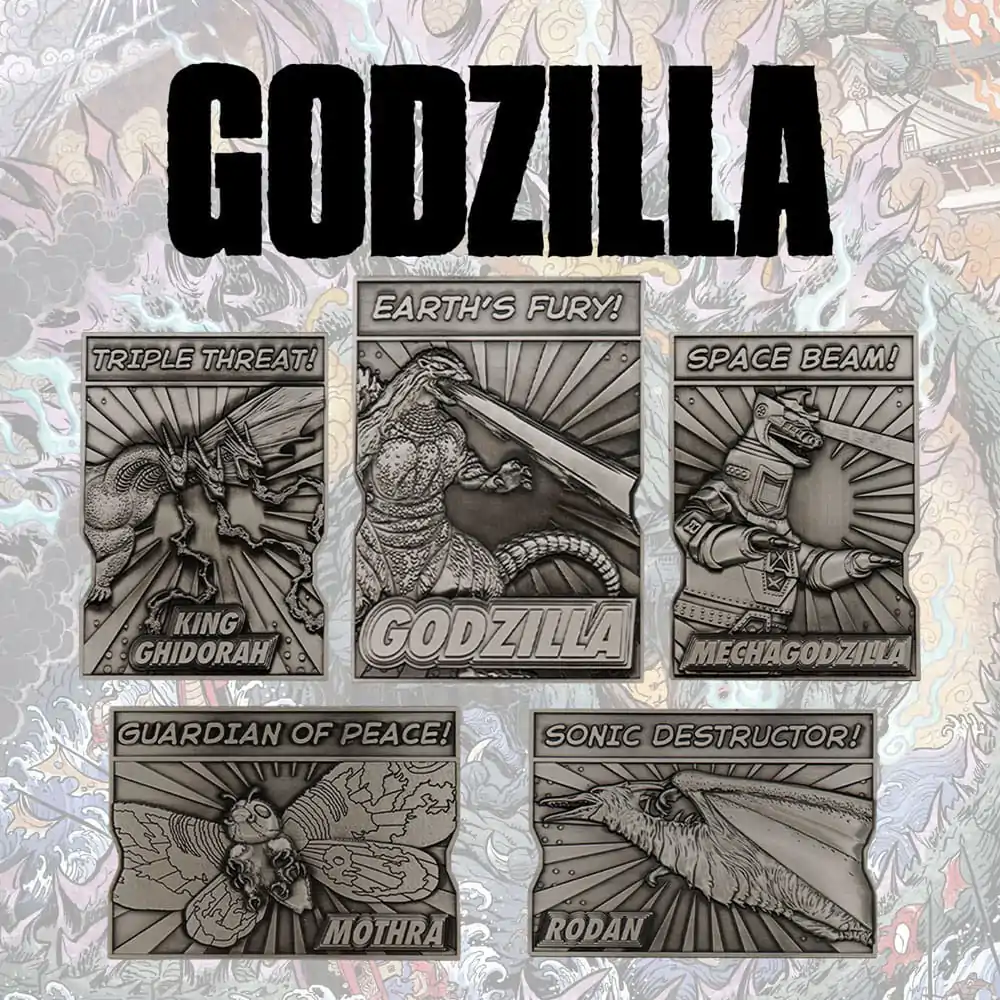 Godzilla Metallbarren 5er-Set Godzilla Monsters Limited Edition termékfotó