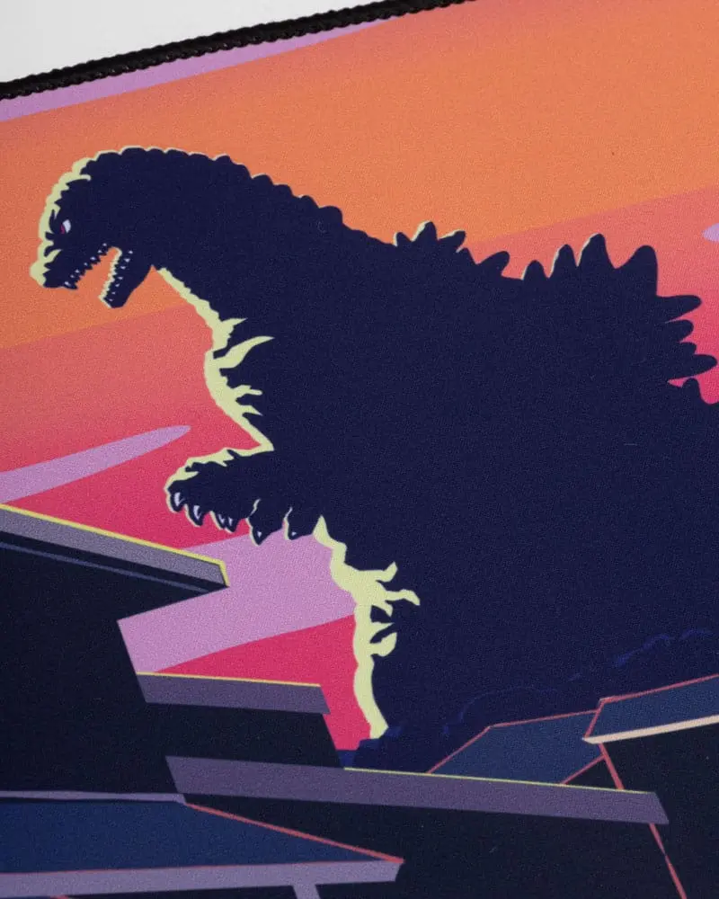 Godzilla Oversized Mousepad Japanese Godzilla Skyline Produktfoto