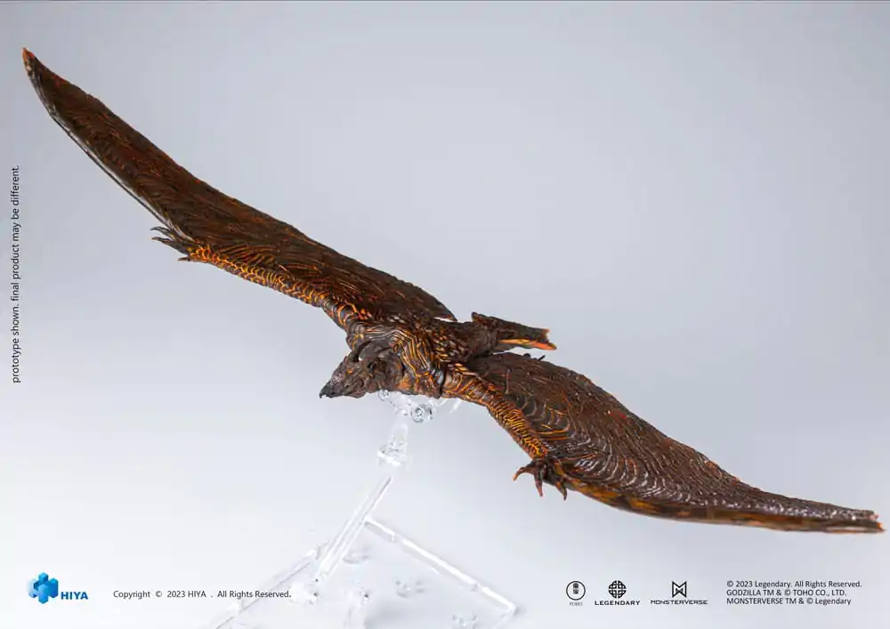 Godzilla: King of the Monsters Exquisite Basic Actionfigur Rodan Flameborn 13 cm Produktfoto
