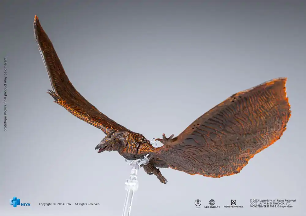 Godzilla: King of the Monsters Exquisite Basic Actionfigur Rodan Flameborn 13 cm Produktfoto
