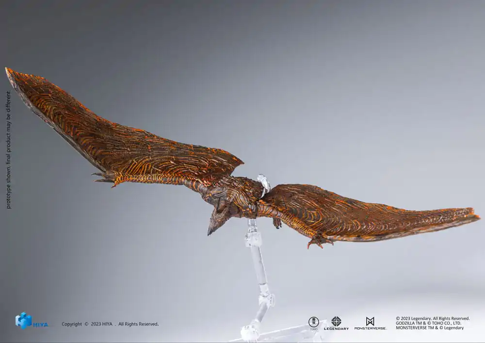 Godzilla: King of the Monsters Exquisite Basic Actionfigur Rodan Flameborn 13 cm Produktfoto