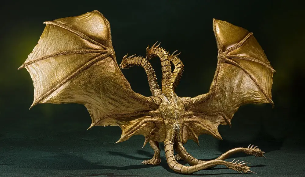Godzilla: King of the Monsters S.H. MonsterArts Action Figur King Ghidorah (Special Color Ver.) 25 Produktfoto