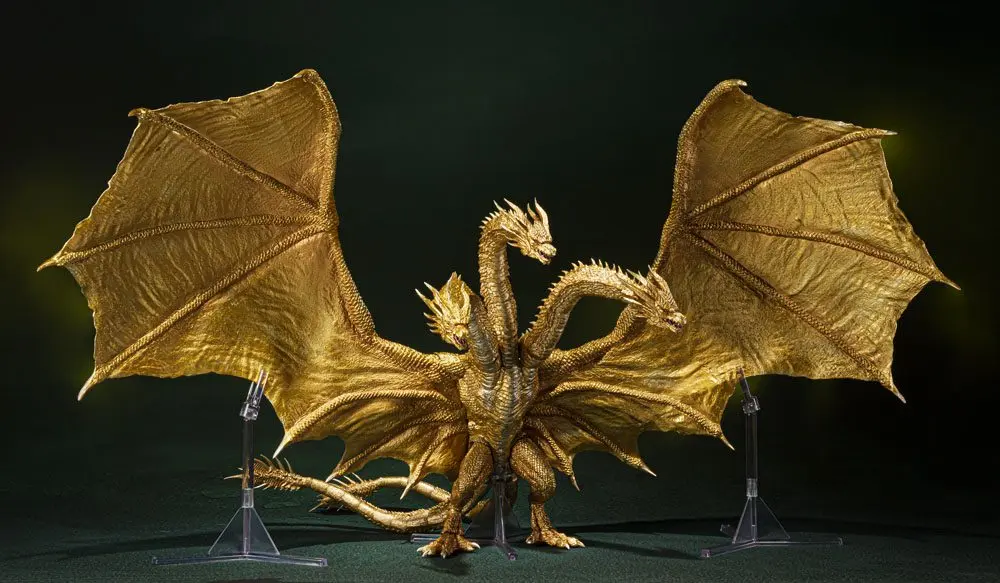 Godzilla: King of the Monsters S.H. MonsterArts Action Figur King Ghidorah (Special Color Ver.) 25 Produktfoto