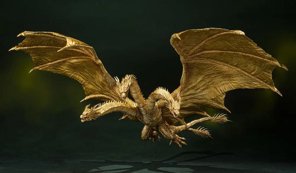 Godzilla: King of the Monsters S.H. MonsterArts Action Figur King Ghidorah (Special Color Ver.) 25 Produktfoto