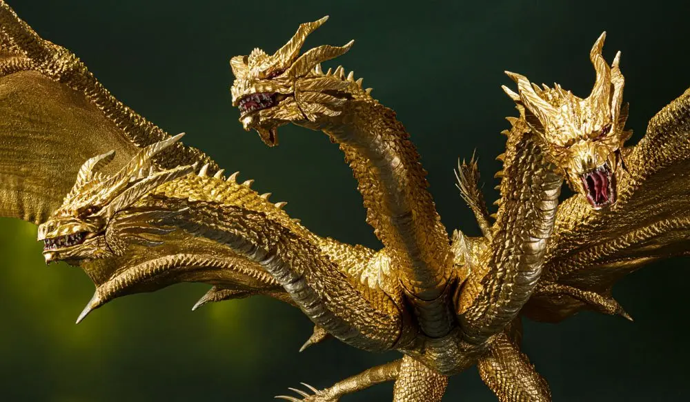 Godzilla: King of the Monsters S.H. MonsterArts Action Figur King Ghidorah (Special Color Ver.) 25 Produktfoto
