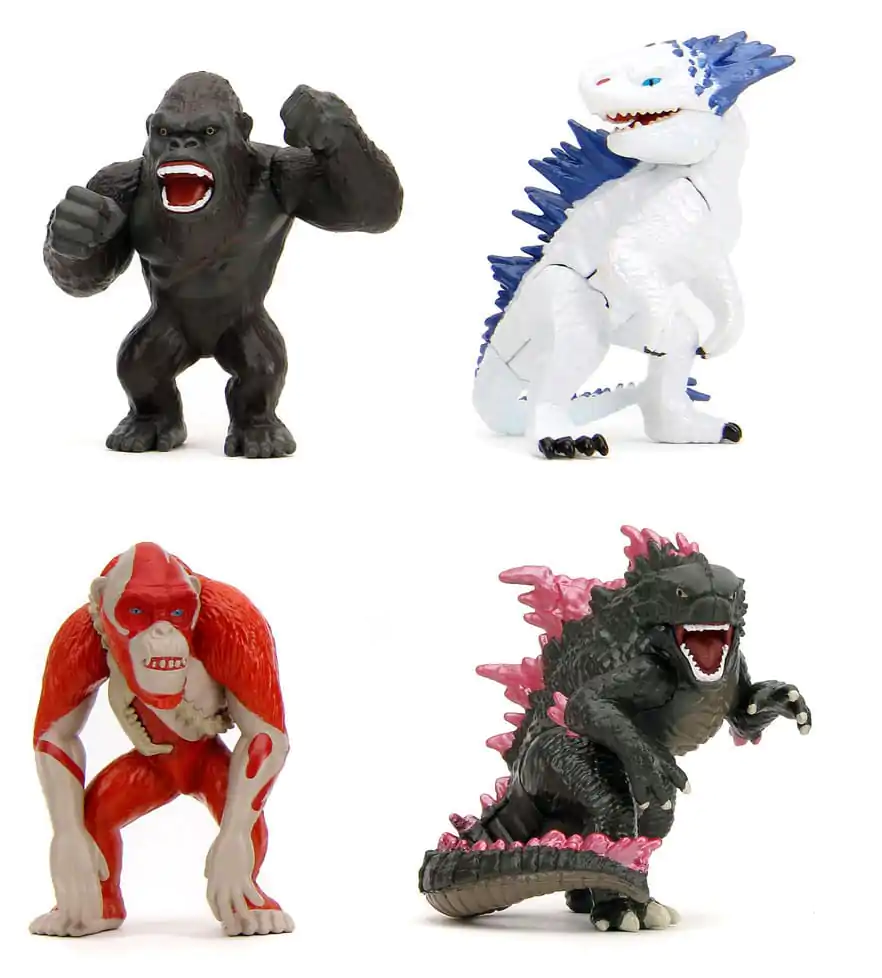 Godzilla Nano Metalfigs Diecast Minifiguren 4-er Pack Wave 1 4 cm termékfotó