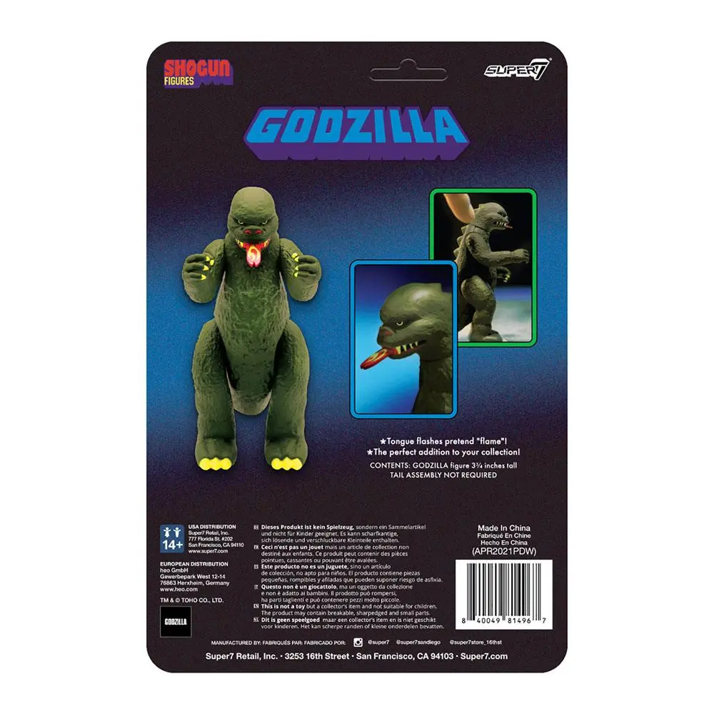 Godzilla ReAction Actionfigur Shogun (Dark Green) 10 cm Produktfoto