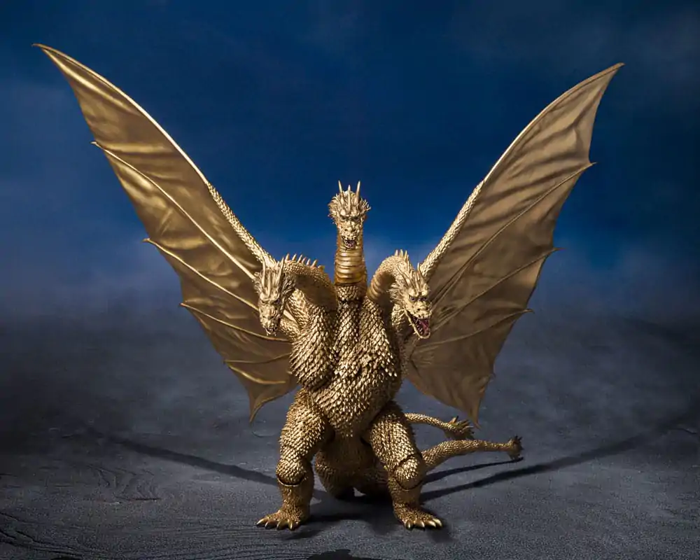 Godzilla S.H. Monster Arts Action-Figur King Ghidora (1972) 25 cm Produktfoto
