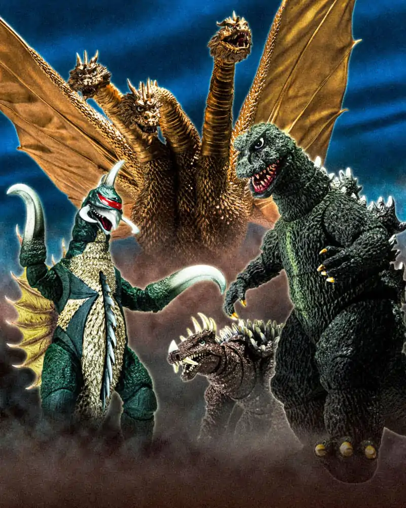 Godzilla S.H. Monster Arts Action-Figur King Ghidora (1972) 25 cm Produktfoto