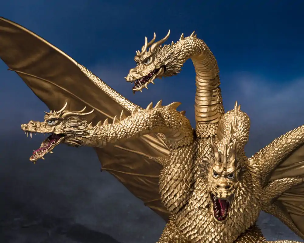 Godzilla S.H. Monster Arts Action-Figur King Ghidora (1972) 25 cm Produktfoto