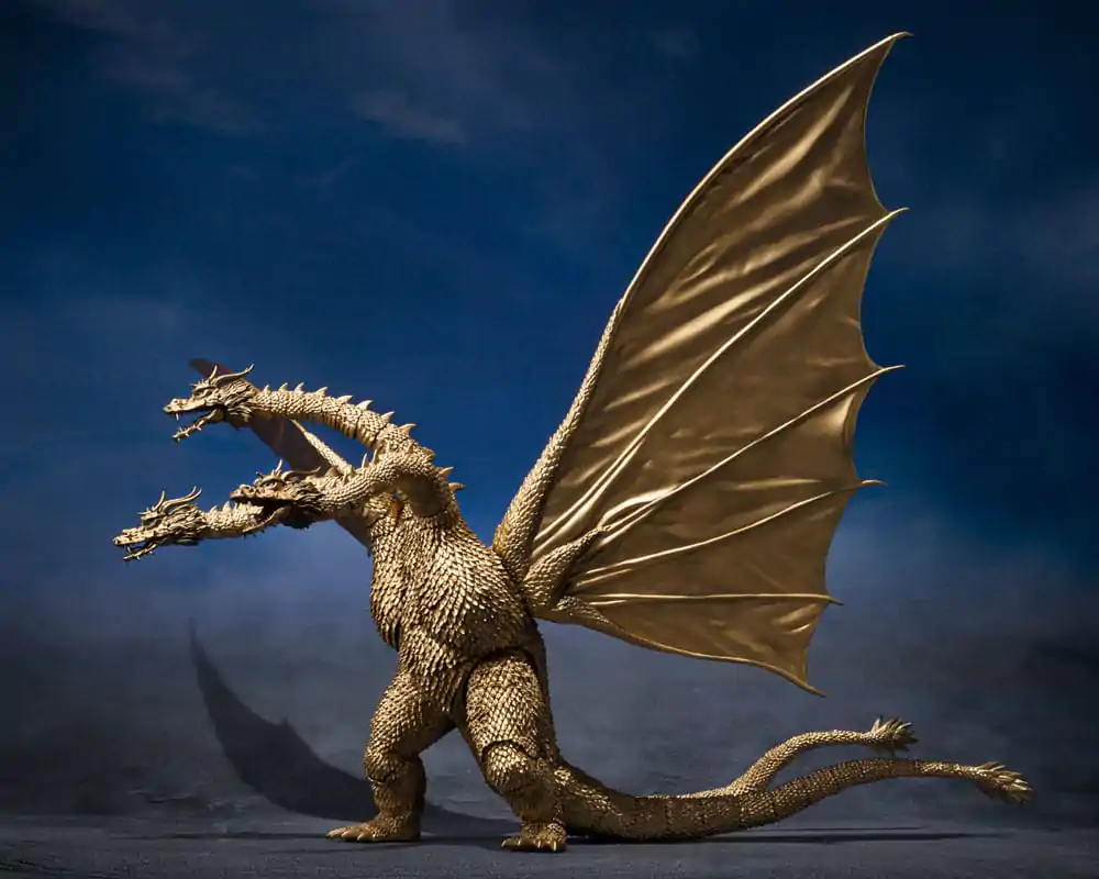 Godzilla S.H. Monster Arts Action-Figur King Ghidora (1972) 25 cm Produktfoto