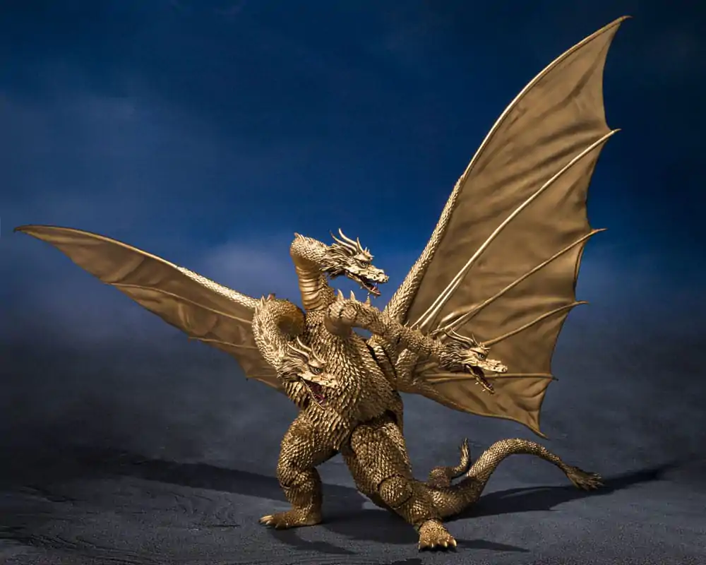 Godzilla S.H. Monster Arts Action-Figur King Ghidora (1972) 25 cm Produktfoto