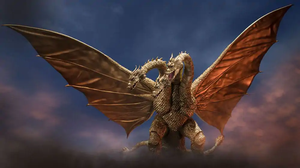 Godzilla S.H. Monster Arts Action-Figur King Ghidora (1972) 25 cm Produktfoto