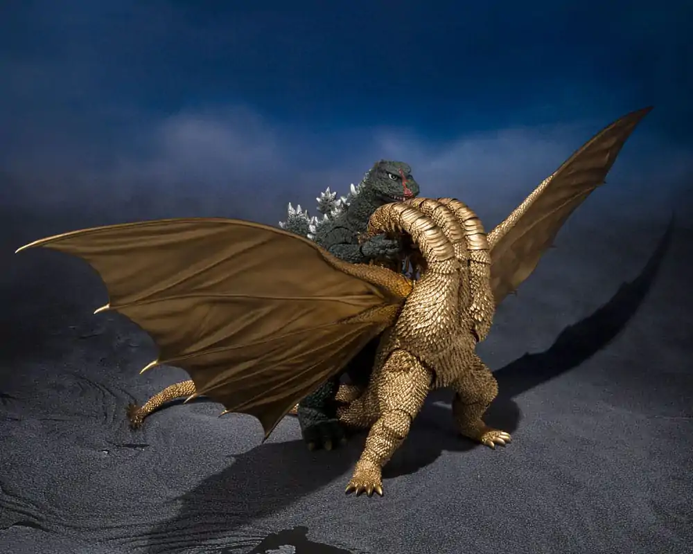 Godzilla S.H. Monster Arts Action-Figur King Ghidora (1972) 25 cm Produktfoto