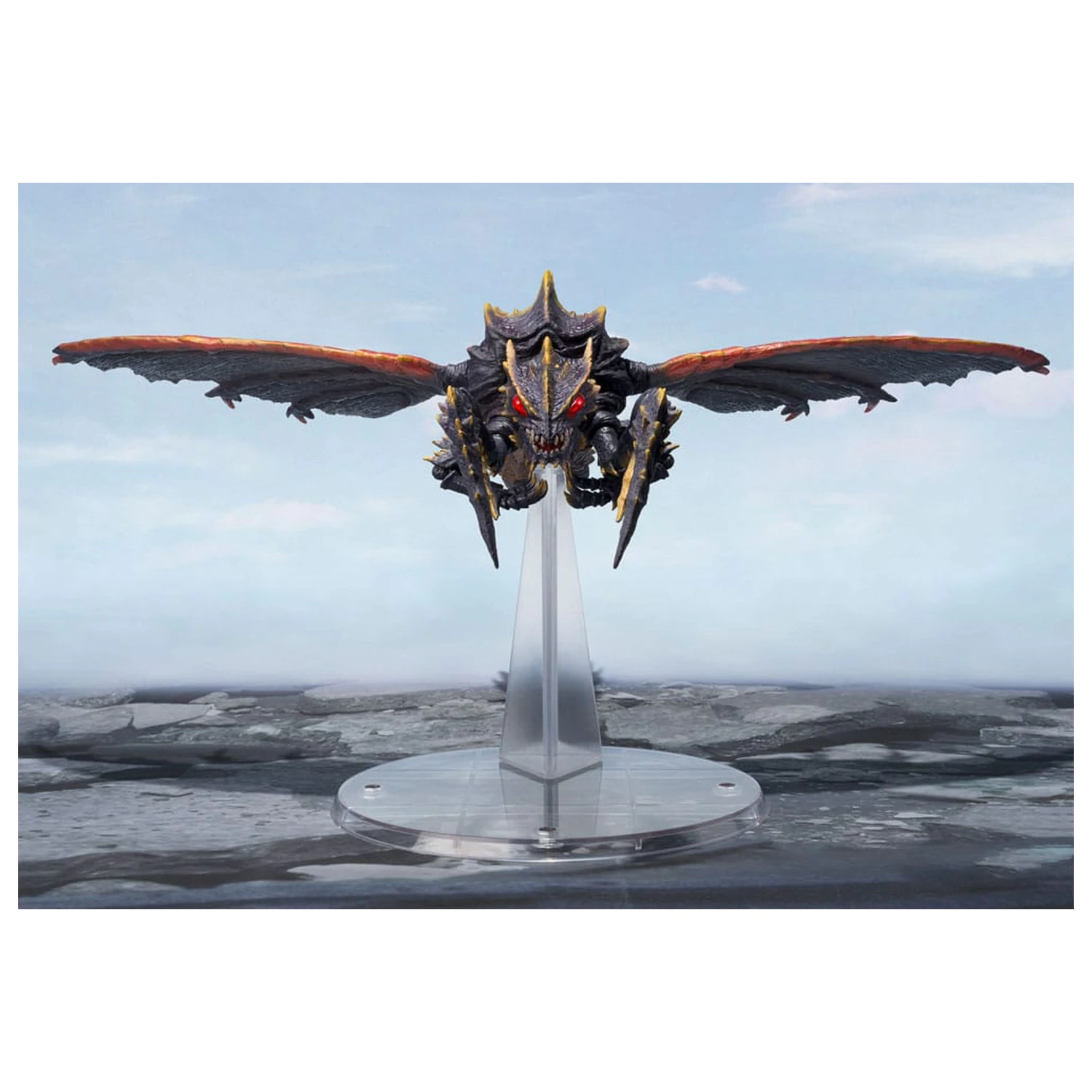 Godzilla S.H. Monster Arts Action-Figur Megaguirus Evolution Set 21 cm Produktfoto