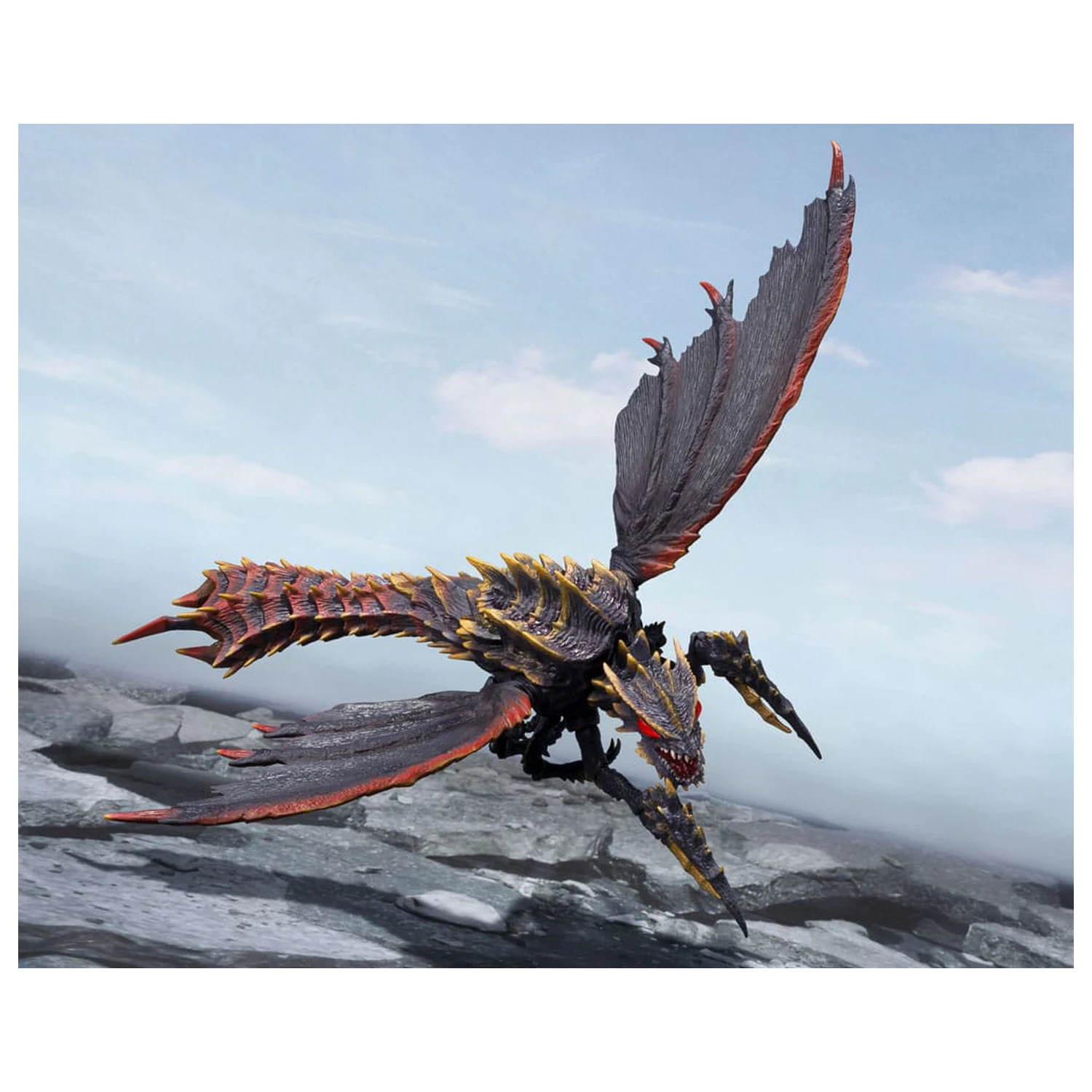 Godzilla S.H. Monster Arts Action-Figur Megaguirus Evolution Set 21 cm Produktfoto