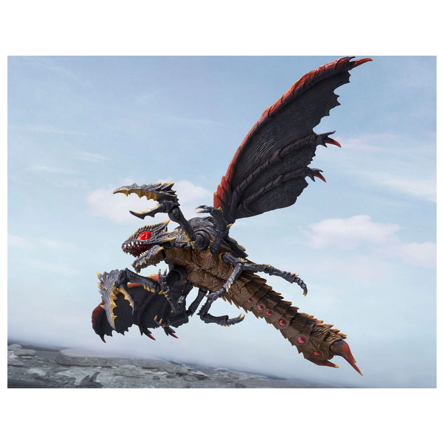 Godzilla S.H. Monster Arts Action-Figur Megaguirus Evolution Set 21 cm Produktfoto