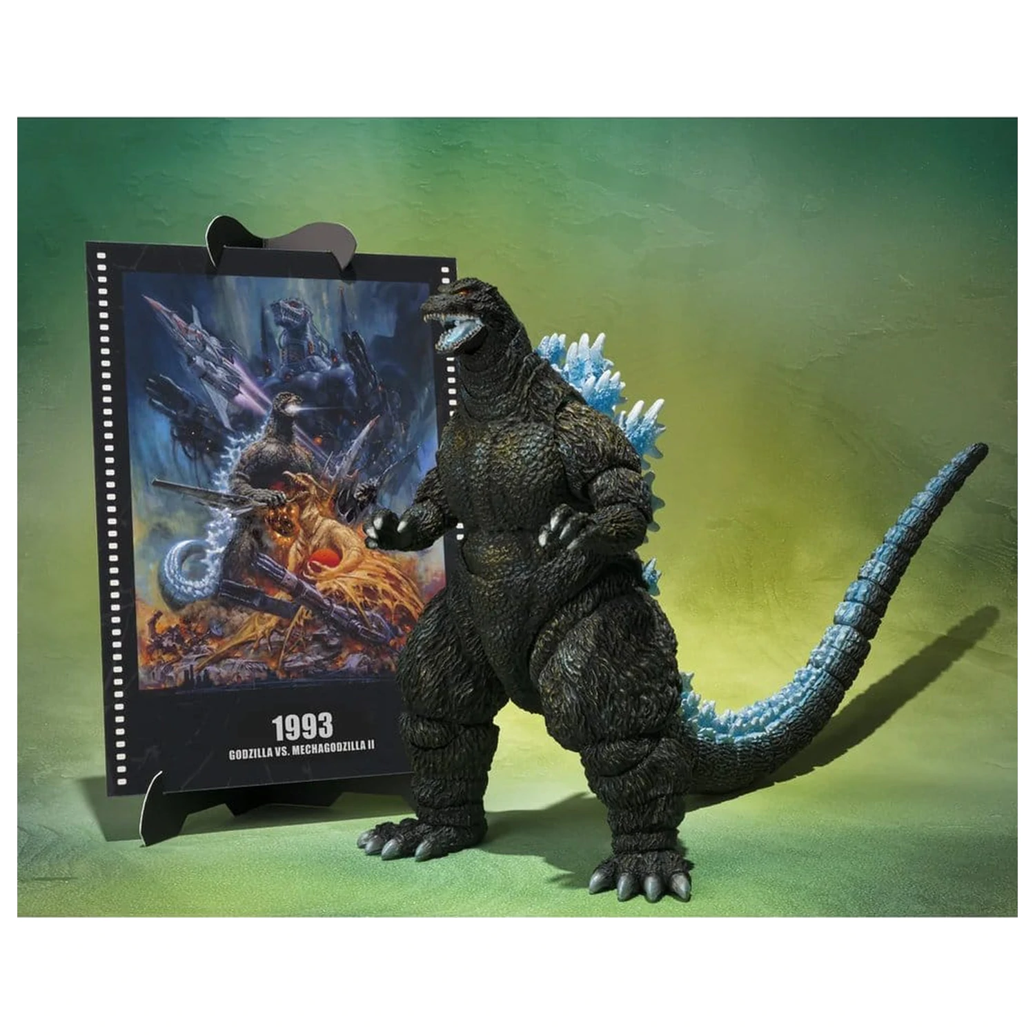 Godzilla S.H.MonsterArts Action-Figur Godzilla (Godzilla vs. Mechagodzilla II Poster Coloring Ver.) -Movie Graphic Plus- 16 cm Produktfoto