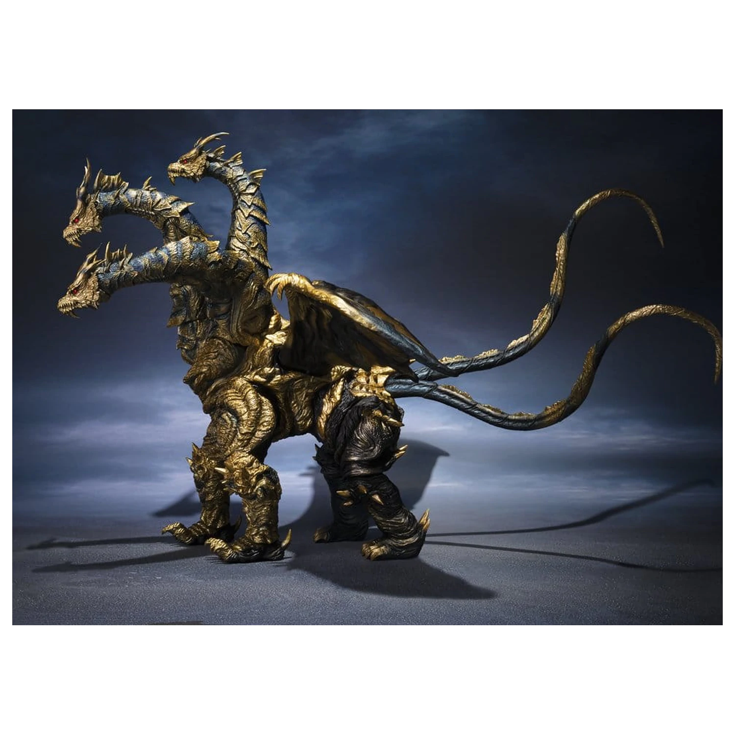 Godzilla S.H.MonsterArts Aktionsfigur Kaizer Ghidorah 25 Zentimeter Produktfoto