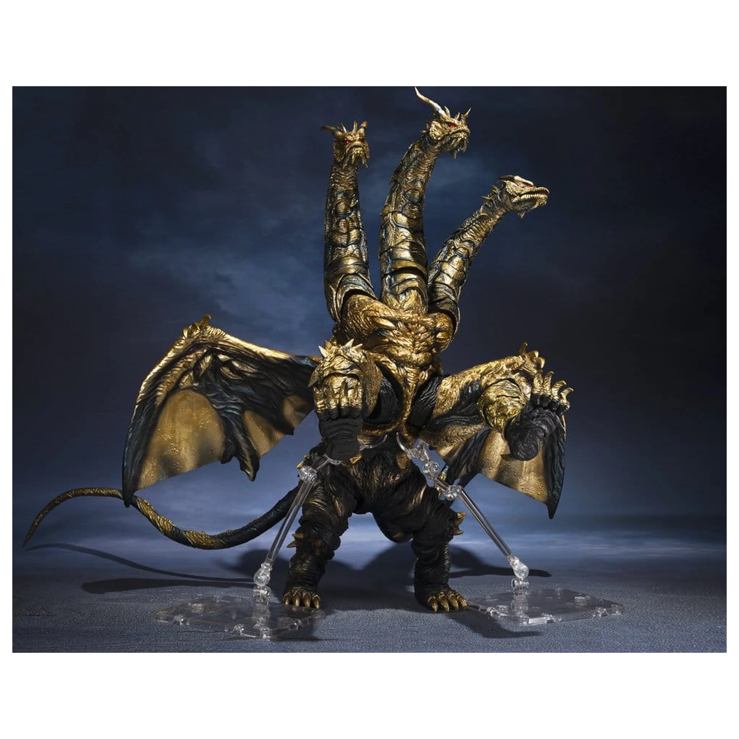 Godzilla S.H.MonsterArts Aktionsfigur Kaizer Ghidorah 25 Zentimeter Produktfoto