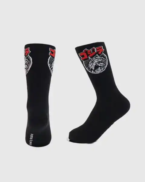 Godzilla Socken Silhouette Produktfoto