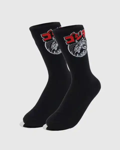 Godzilla Socken Silhouette Produktfoto
