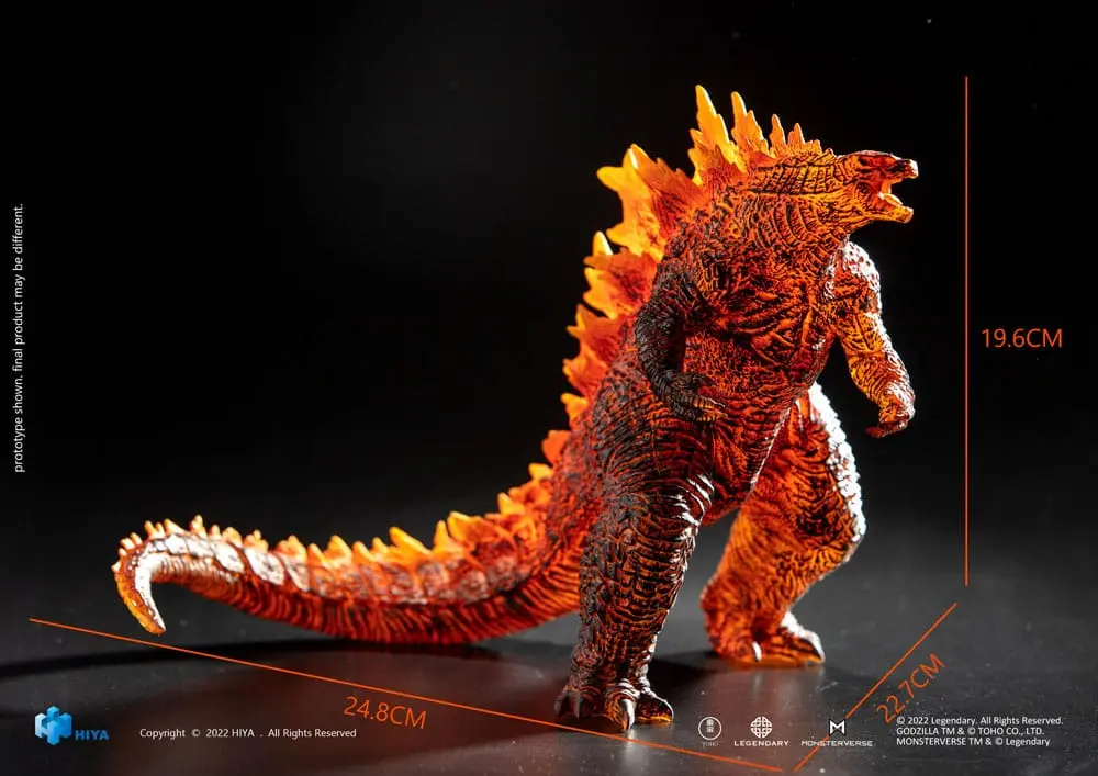 Godzilla Stylist Series PVC Statue Godzilla: King of the Monsters Burning Godzilla News Year Exclusive 20 cm Produktfoto