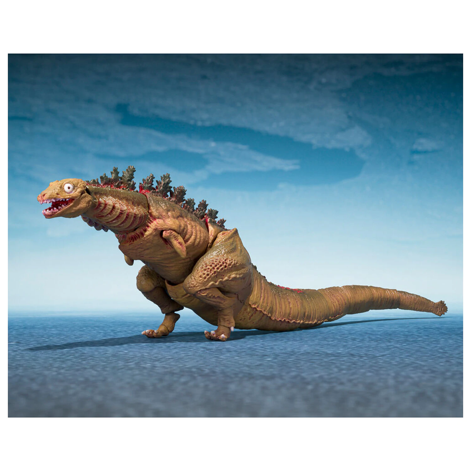Godzilla The Second Form & Third Form & Giant Unidentified Creature S.H. MonsterArts Figuren Set Produktfoto