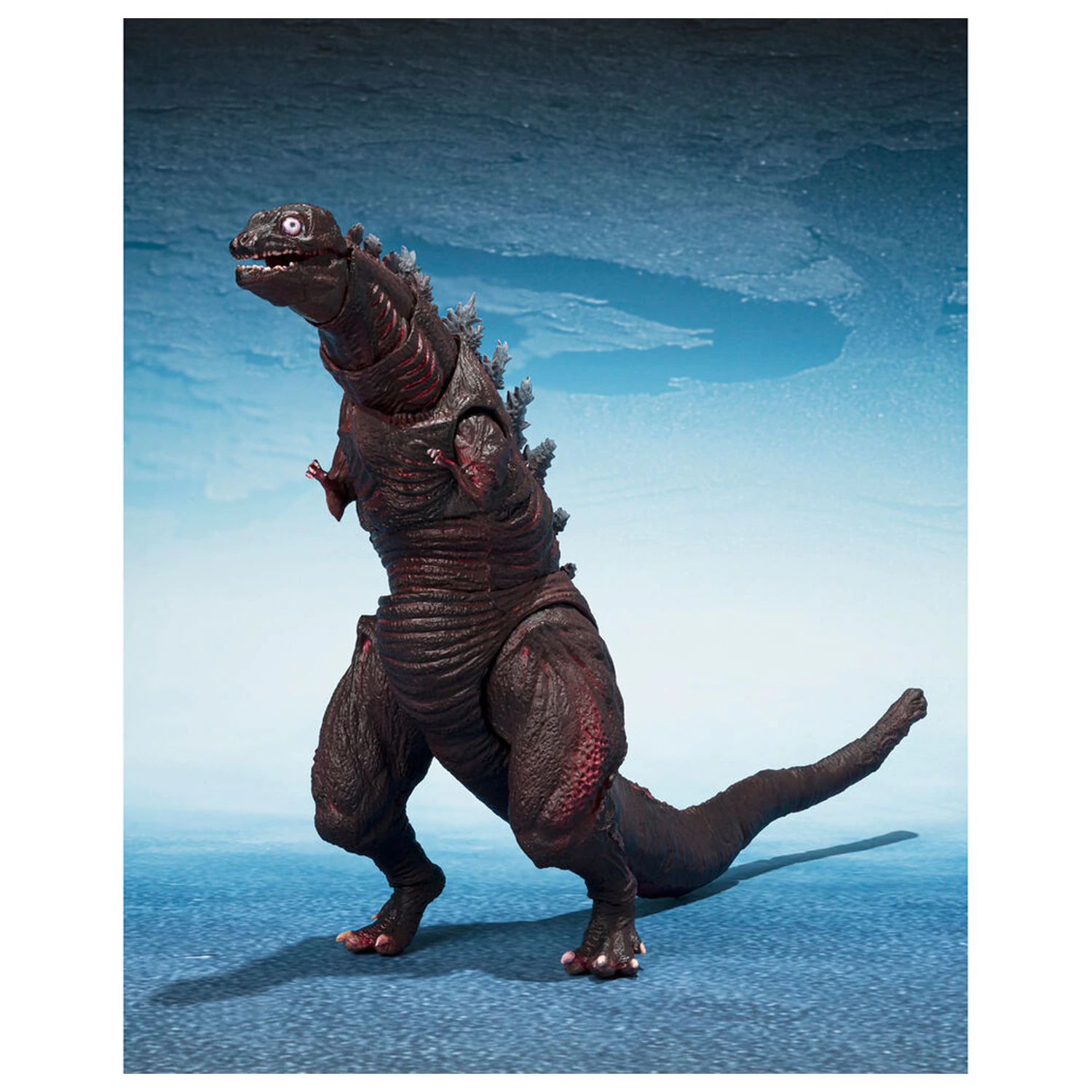 Godzilla The Second Form & Third Form & Giant Unidentified Creature S.H. MonsterArts Figuren Set Produktfoto