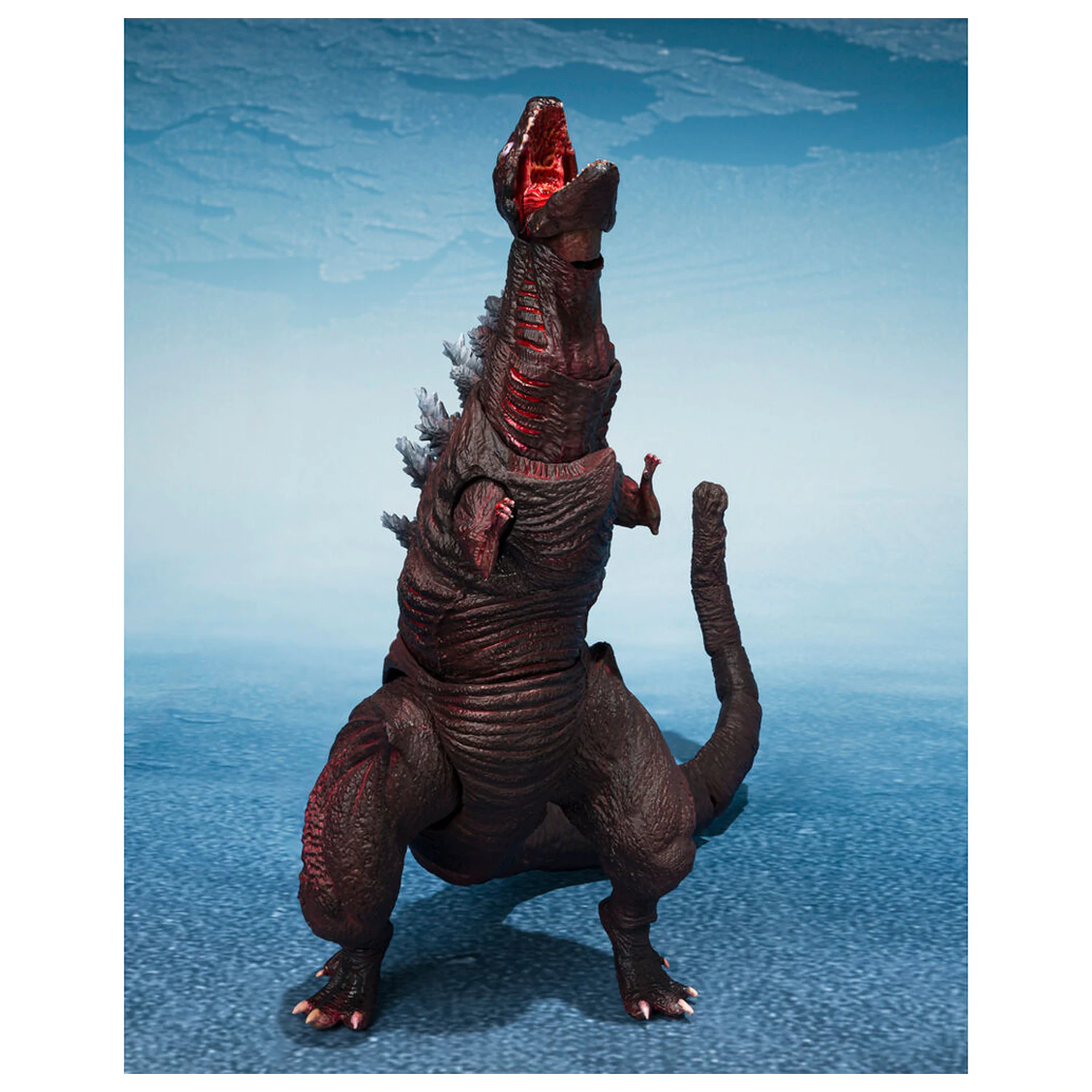 Godzilla The Second Form & Third Form & Giant Unidentified Creature S.H. MonsterArts Figuren Set Produktfoto